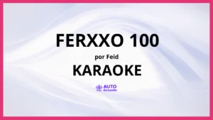 Feid - Ferxxo 100 KARAOKE (tono original)