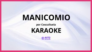 Cosculluela - Manicomio KARAOKE (tono original)