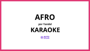 Yandel - AFRO KARAOKE (tono original)