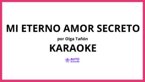 Olga Tañón - Mi Eterno Amor Secreto KARAOKE (tono original)