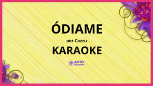 Cazzu - Ódiame KARAOKE (tono original)